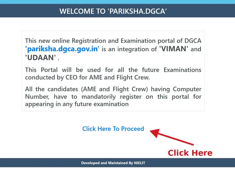dgca pariksha click here 